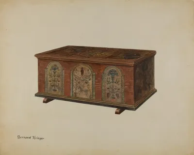 Pa German Dower Chest 2