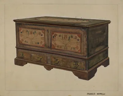 Pa German Dower Chest 5