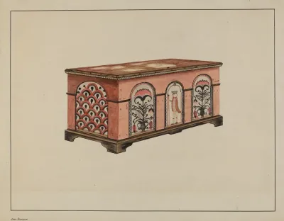 Pa German Dower Chest 8