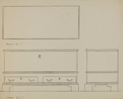 Pa German Dower Chest 9