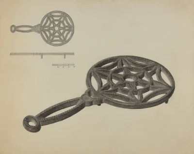 Pa German Flat Iron Holder 8