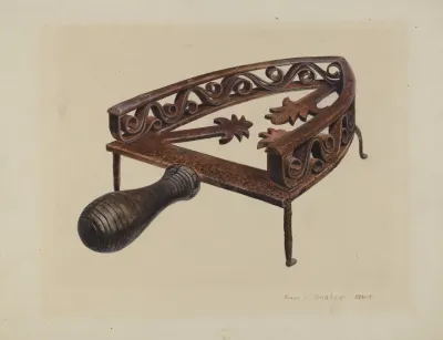 Pa German Flat Iron Stand