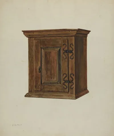 Pa German Hanging Cupboard