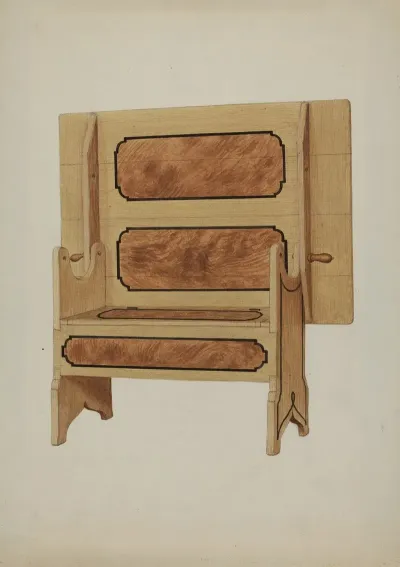 Pa German Hutch Table