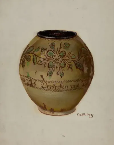 Pa German Jar 3