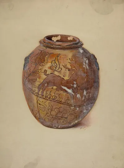 Pa German Jar 8