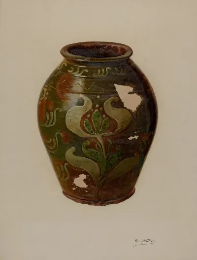 Pa German Jar 9
