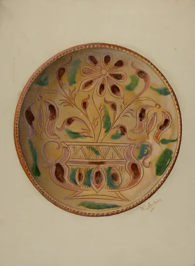 Pa German Pie Dish 6