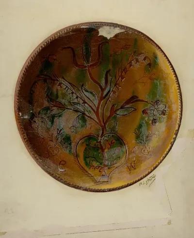Pa German Pie Plate 10
