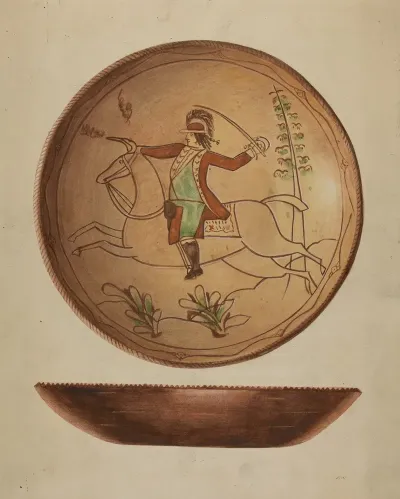 Pa German Pie Plate 2