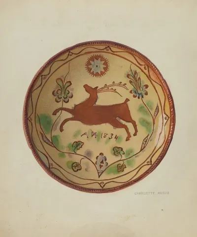Pa German Pie Plate 3