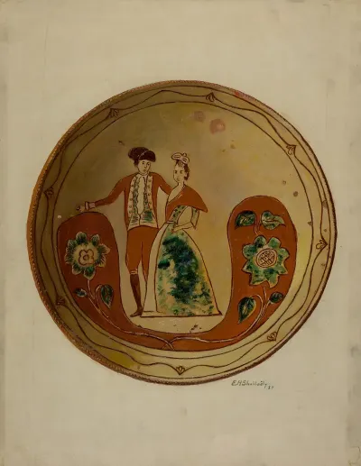 Pa German Pie Plate 5
