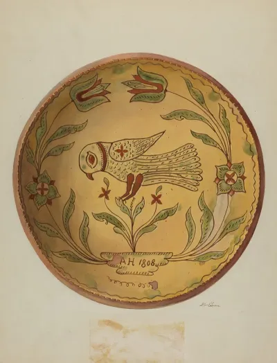 Pa German Pie Plate