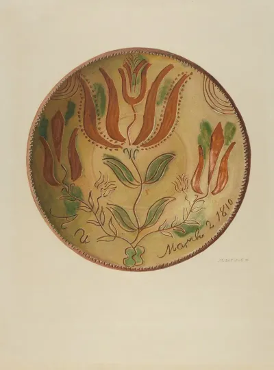 Pa German Plate 11