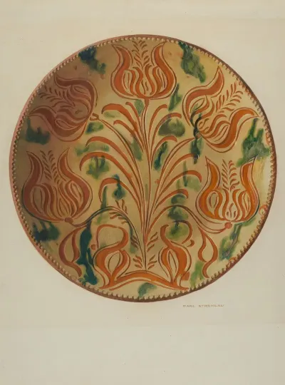 Pa German Plate 13