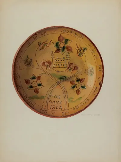 Pa German Plate 18