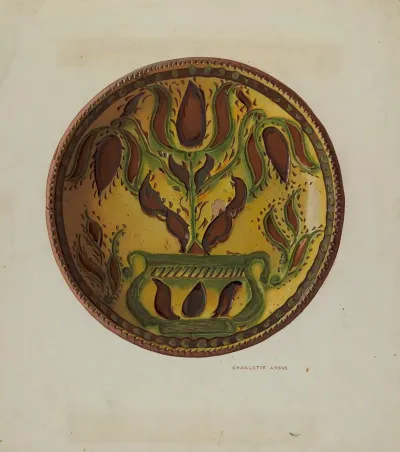 Pa German Plate 19