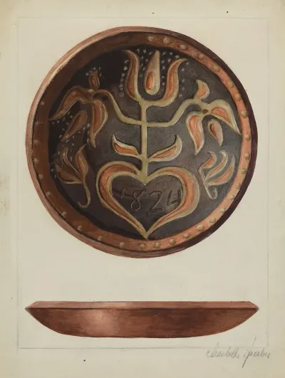 Pa German Plate 21