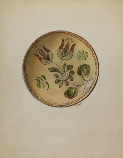 Pa German Plate 22
