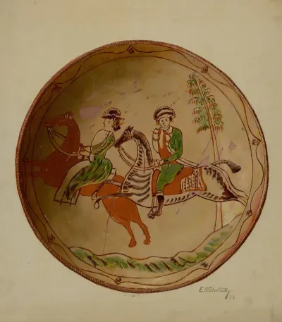 Pa German Plate 27