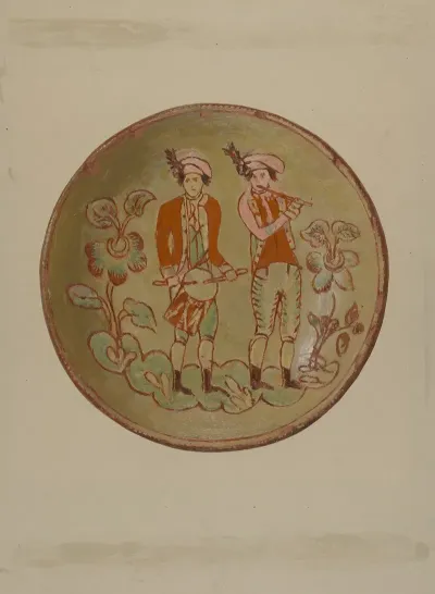 Pa German Plate 37