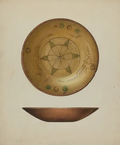 Pa German Plate 39