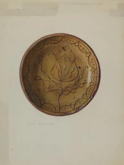 Pa German Plate 46