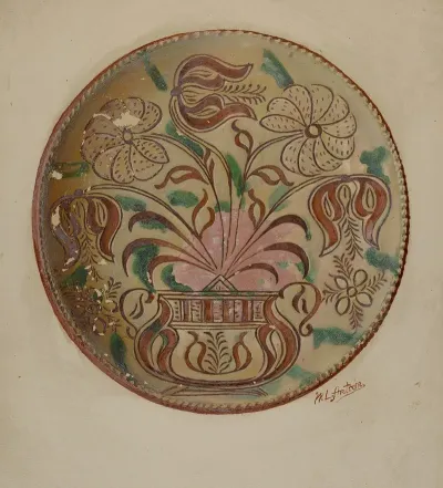 Pa German Plate 48