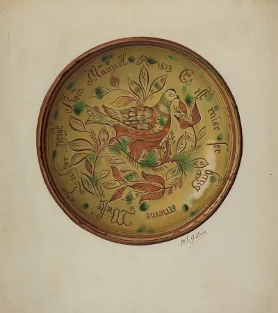 Pa German Plate 56