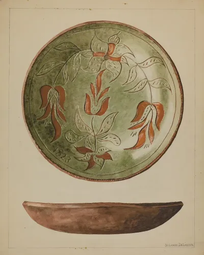 Pa German Plate 57