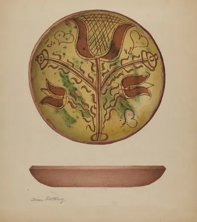 Pa German Plate 5