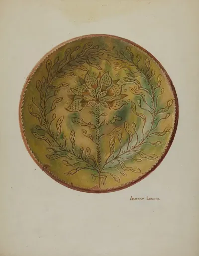 Pa German Plate 8