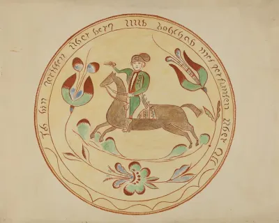 Pa German Plate 9