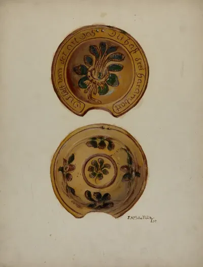 Pa German Shaving Basin 2