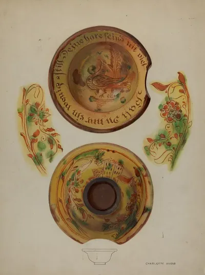 Pa German Shaving Basin