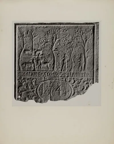 Pa German Stove Plate 16