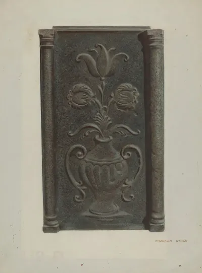Pa German Stove Plate 26