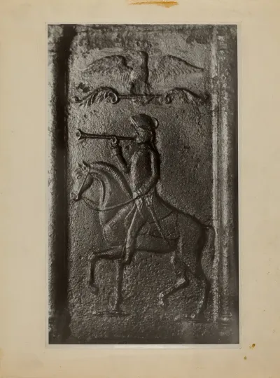 Pa German Stove Plate 27