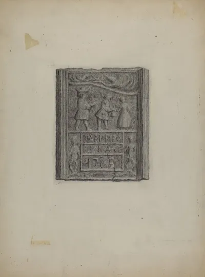 Pa German Stove Plate 28