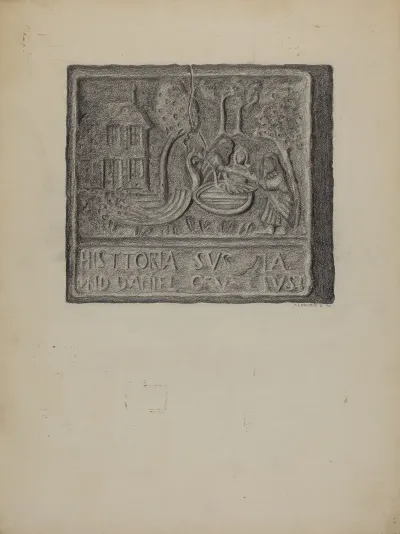 Pa German Stove Plate 2