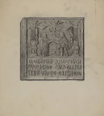 Pa German Stove Plate 3