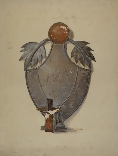 Pa German Tin Sconce