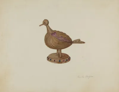 Pa German Toy Bird 2