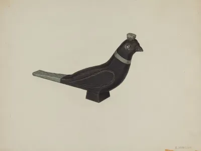 Pa German Toy Bird