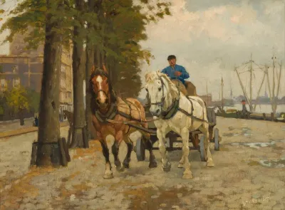 Paarden Voor Sleperswagen