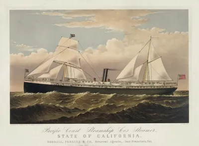 Pacific Coast Steamship Cos Steamer
