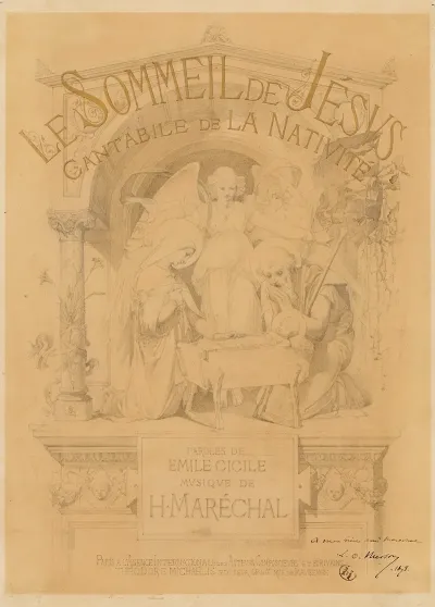 Page De Couverture Pour La Melodie Le Sommeil De Jesus