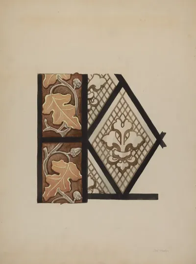Painted Glass Window