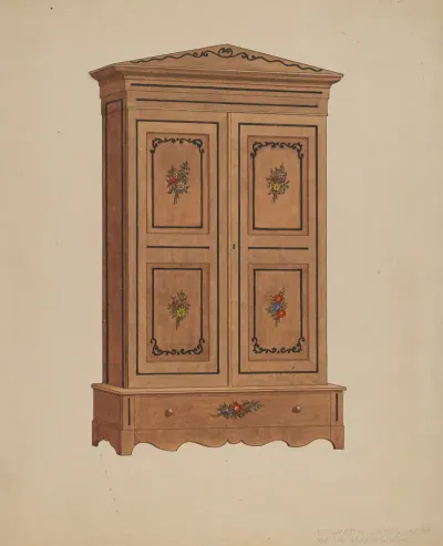 Painted Wardrobe