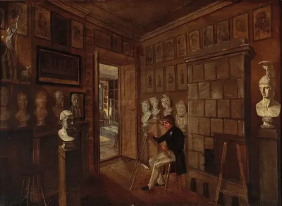 Painter In The Studio